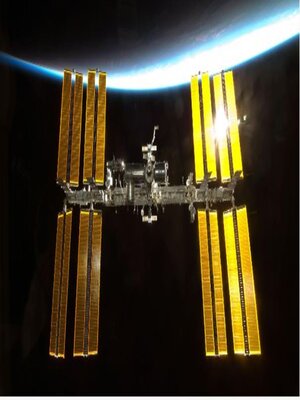 cover image of The ISS